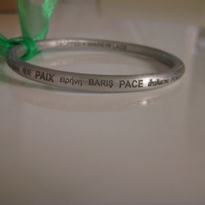 Bomb to Bracelet - Peace around the world Bangle